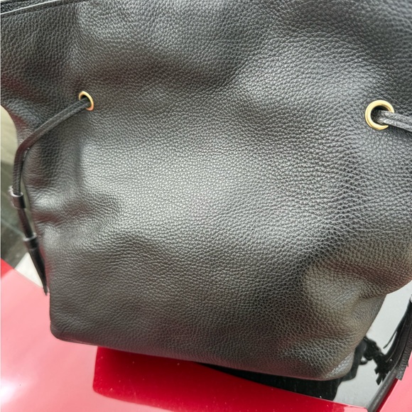 Coach Black Leather Tote and Pouch Set - Picture 9 of 9